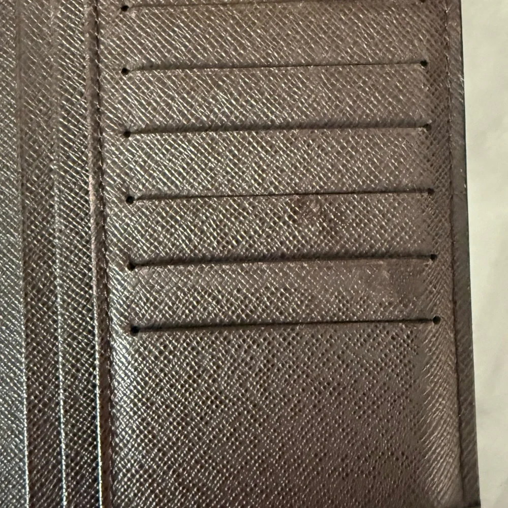 Louis Vuitton BRAZZA WALLET in Damier Ebene